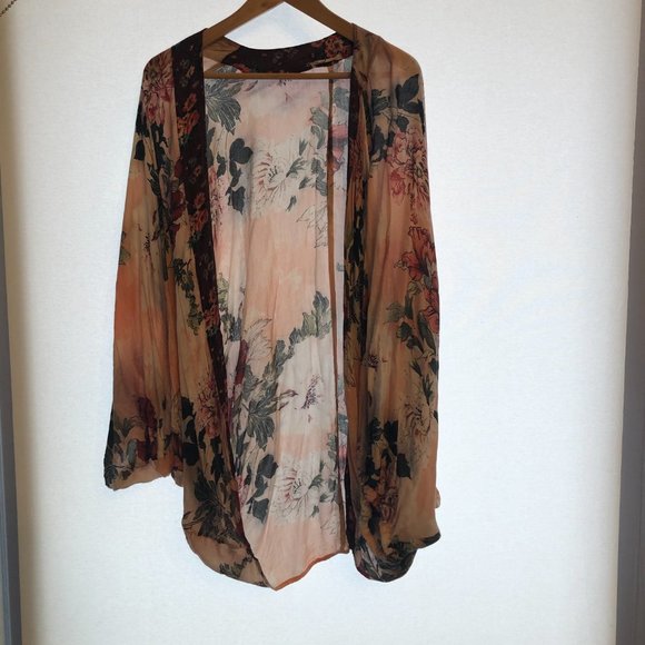 Anthropologie - Floral Draped Cover-up - Picture 4 of 5